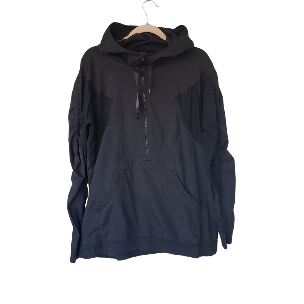 RARE Lululemon Leader Of The Track 1/2 Zip Pullover Hoodied Windbreaker Jacket